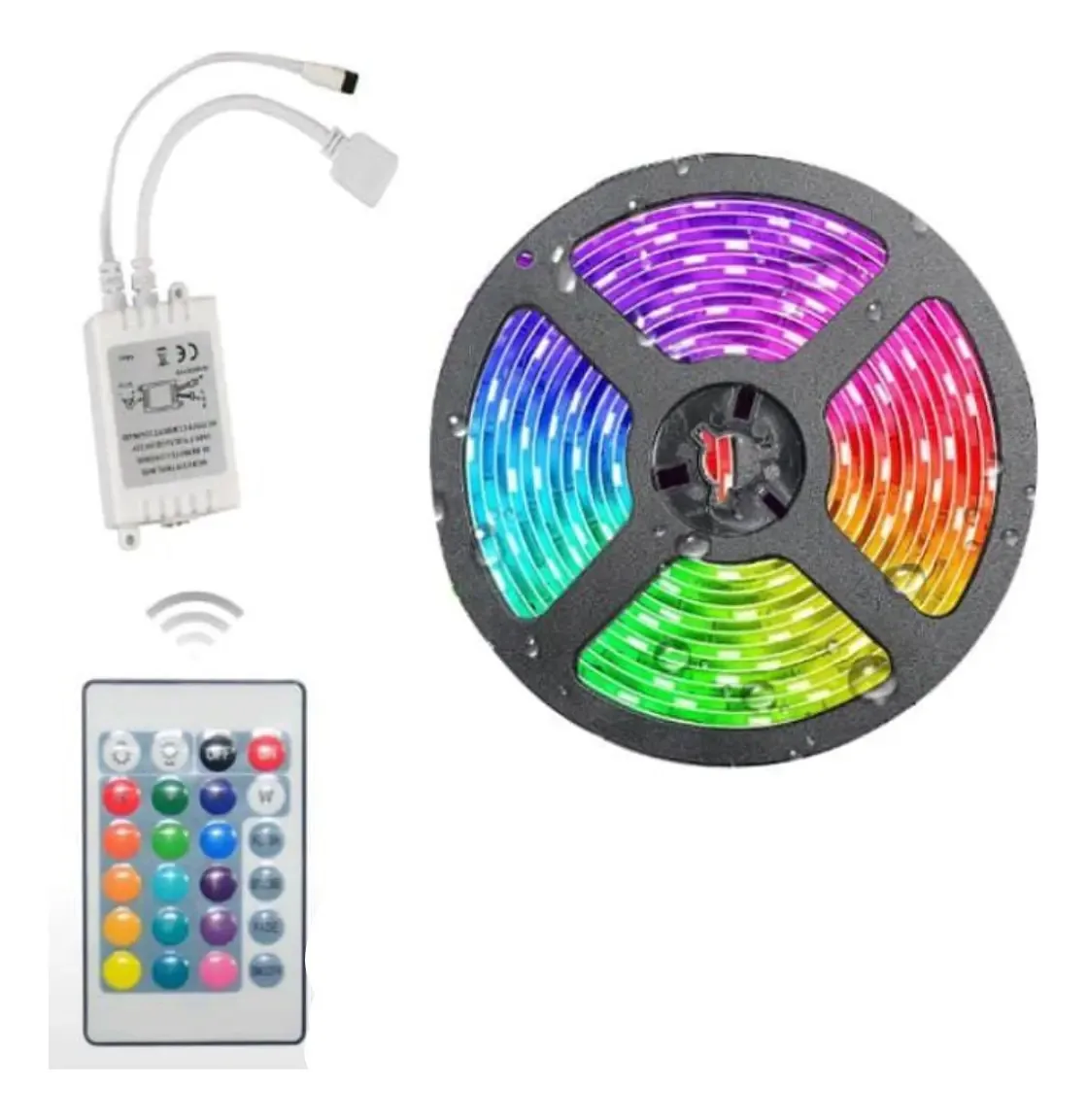 Fita Led Rgb 15 Cores S/ Fonte