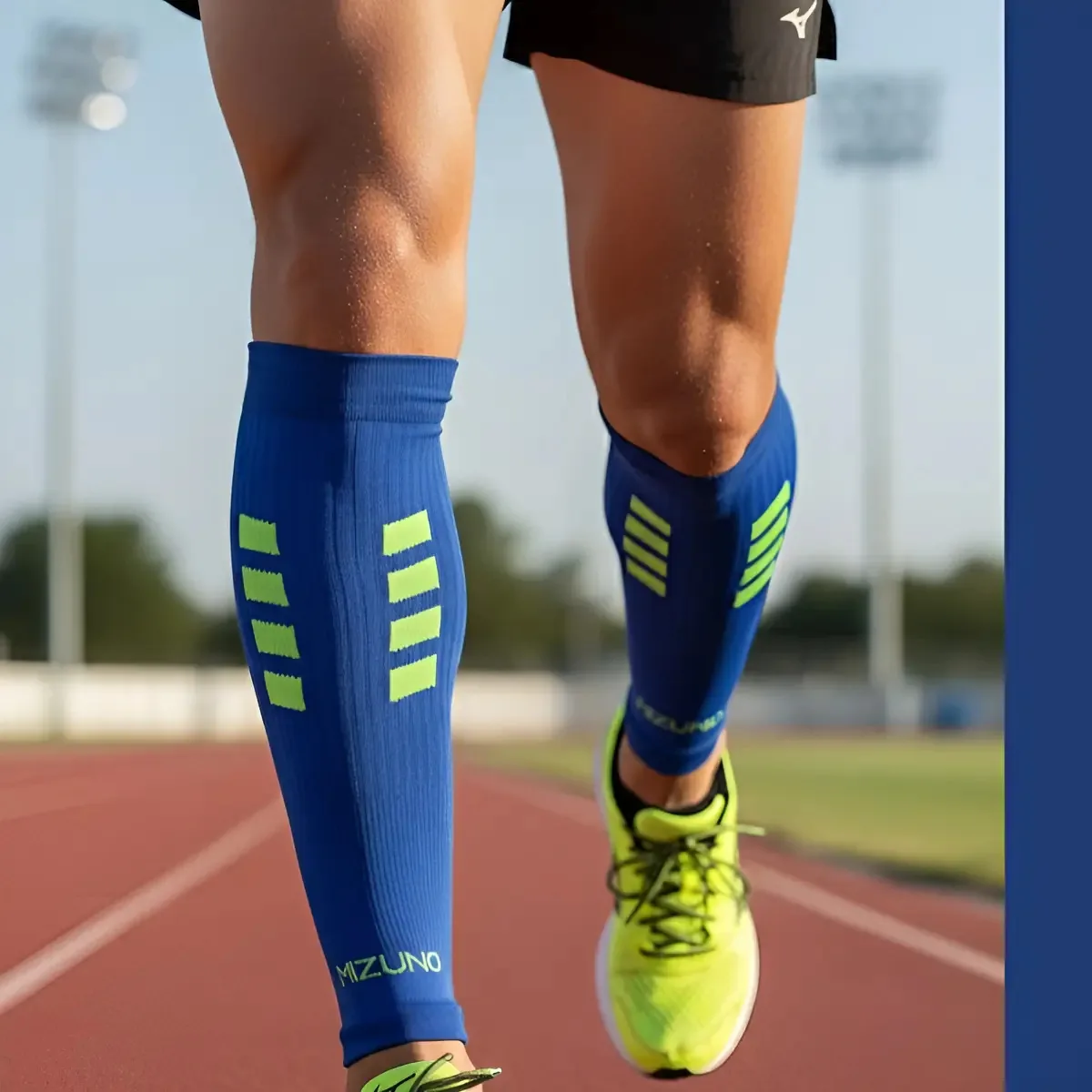 Canelito Mizuno Compressão Cor Azul Tamanho M