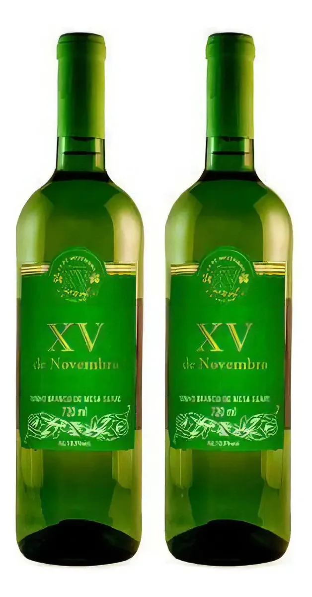 Kit 2 Vinhos Xv De Novembro Evolução Branco Suave