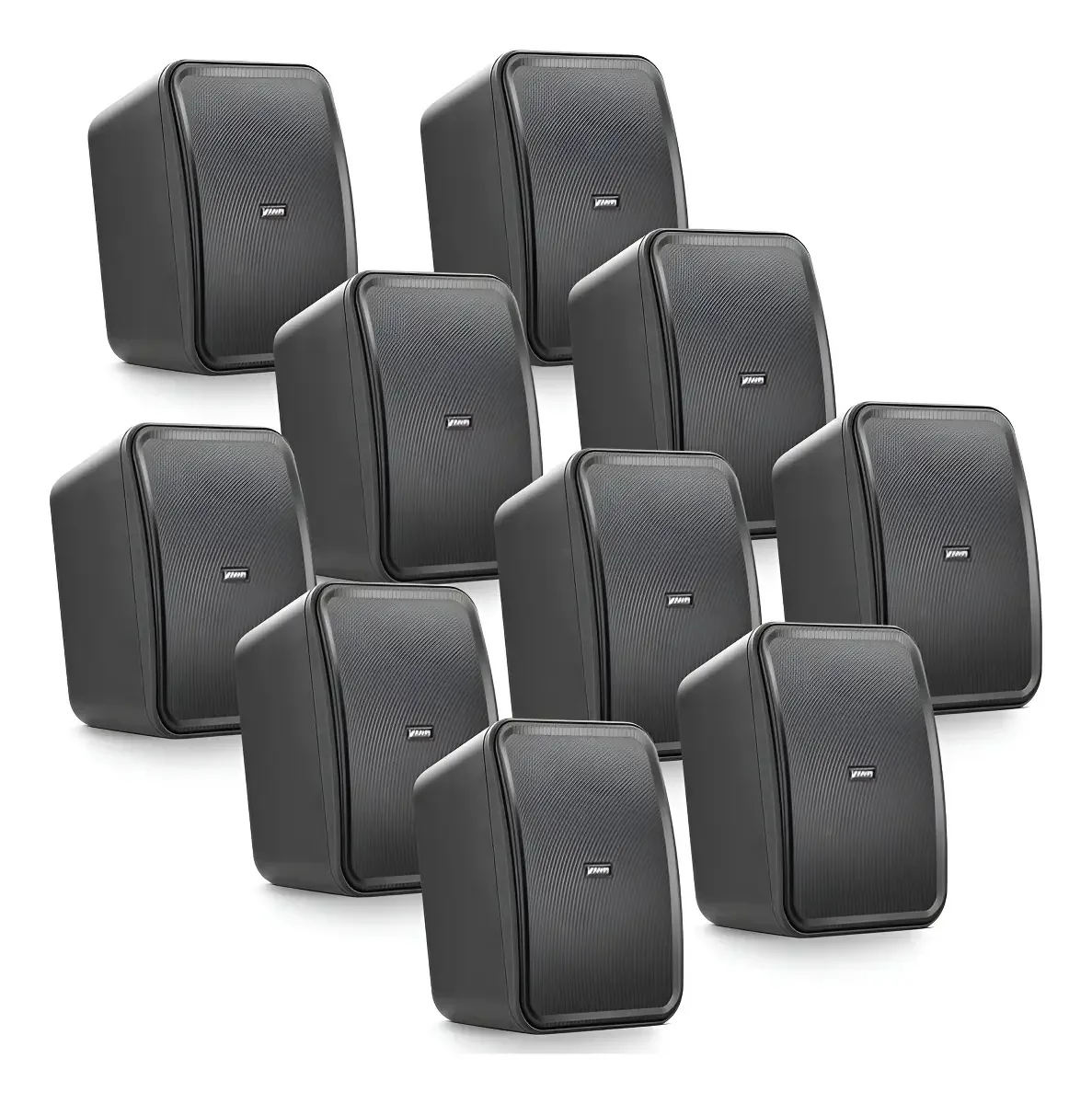 10 Caixas Som Externo Ambiente Outdoor 6 Hs Frahm 140w