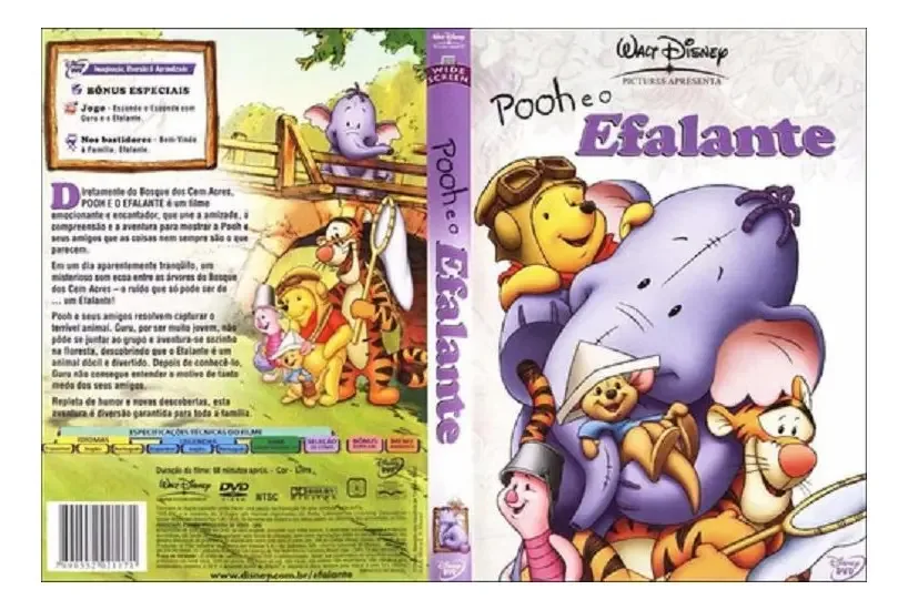 Dvd Pooh E O Efalante