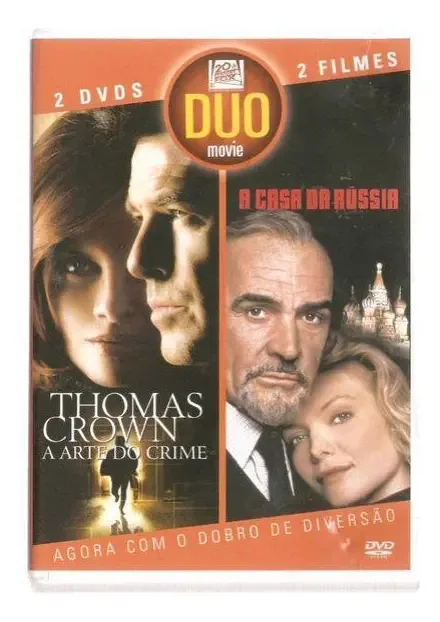 DVD Pack: Dois Filmes de Suspense com Thomas Crown e A Casa da Rússia