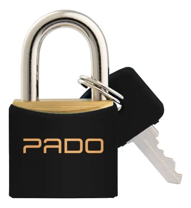 Cadeado 35 Mm Preto Pado Para Barracas Portões Armários