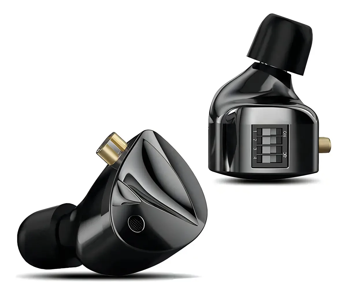 Fone De Ouvido Kz D-fi Versão Tuning Sem Microfone Cor Preto