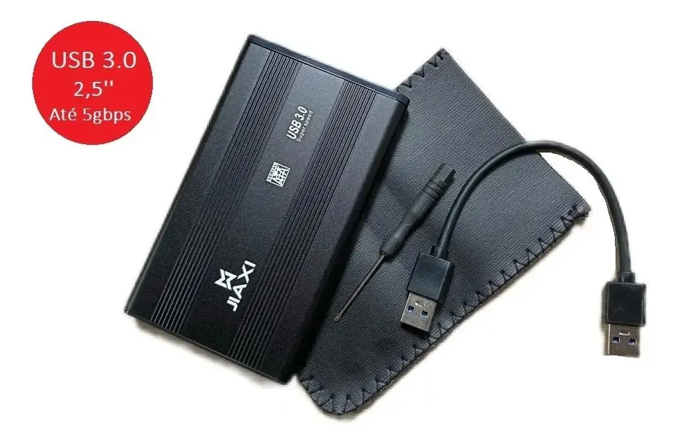 Case Para Hd Externo Interno Notebook Pc Sata 2.5 Usb 3.0