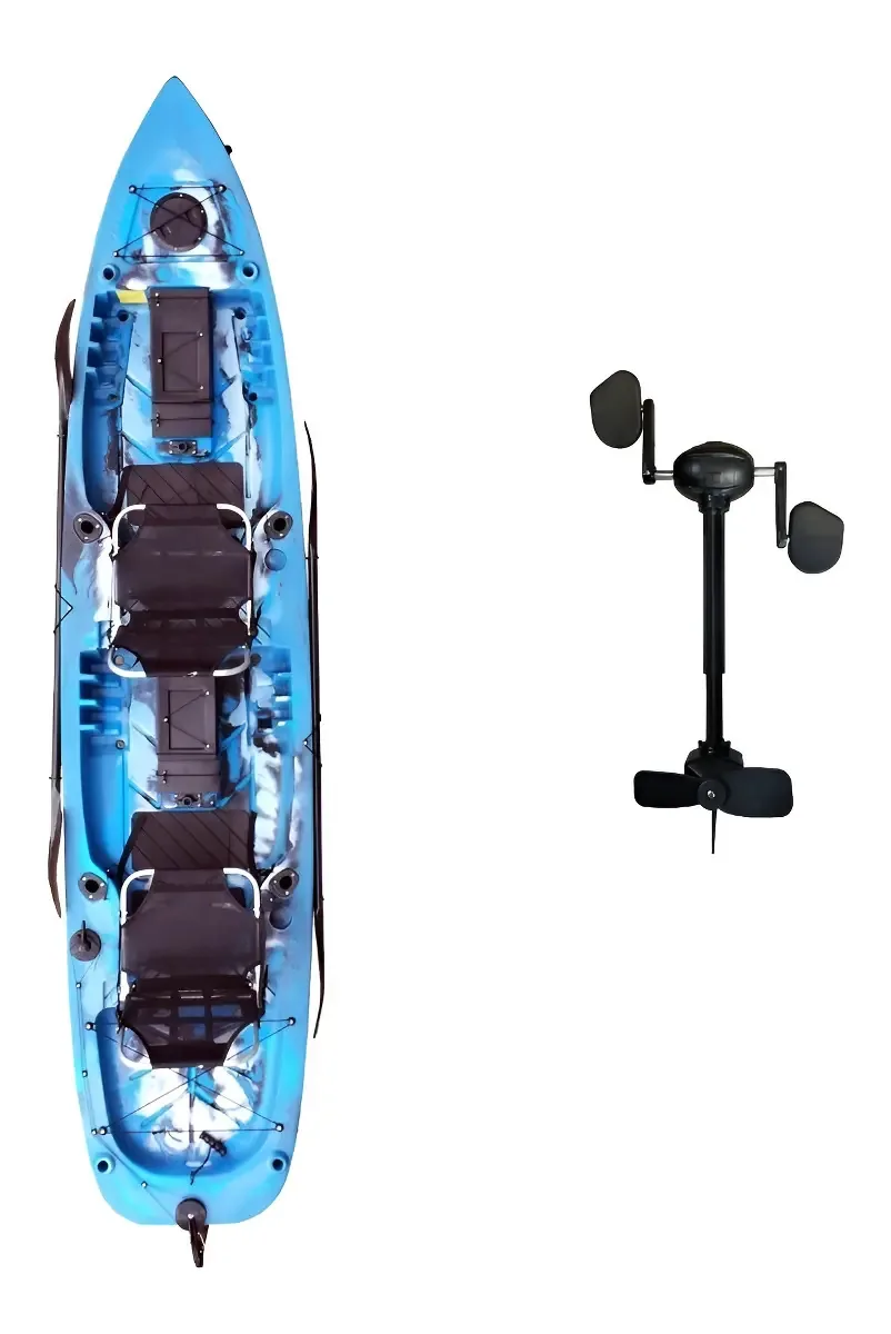 Caiaker Mero com 1 pedal caiaque de pesca azul