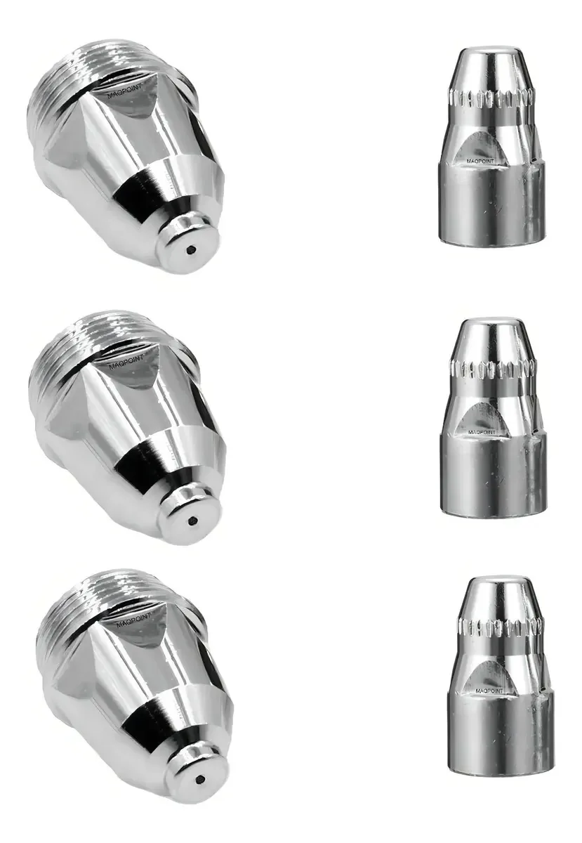 Kit Consumíveis 3 Bico 3 Eletrodo Tocha Corte Plasma P80