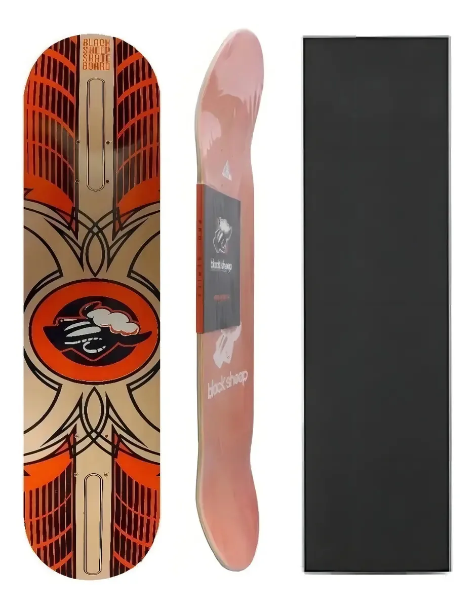 Shape 8.0 Mm Black Sheep Para Skate + Lixa Nacional