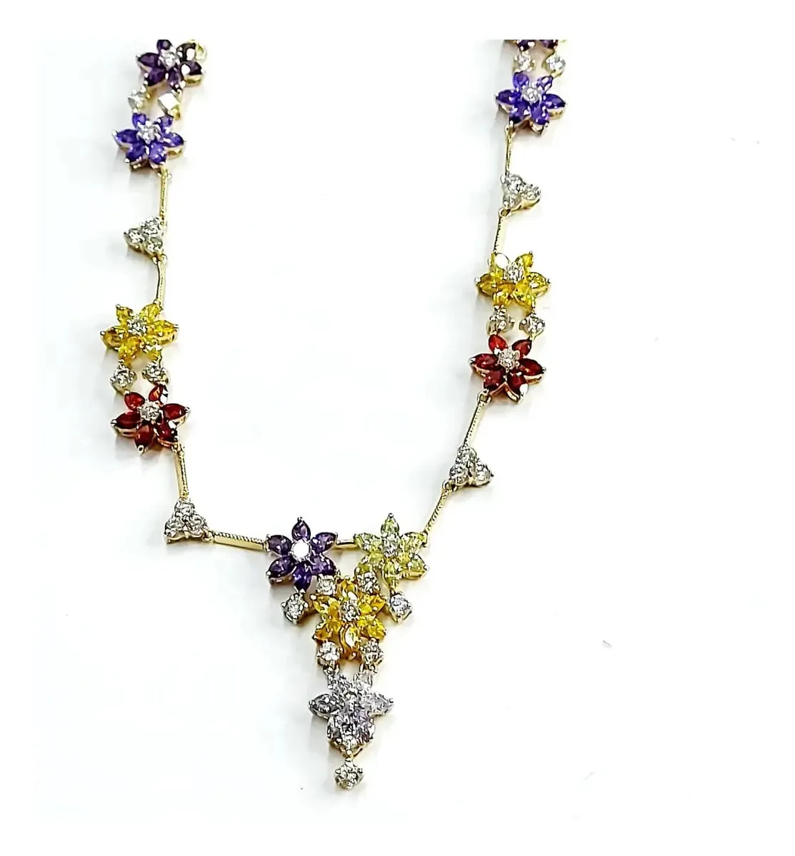 Bijuteria Colar N054 Cor Prata