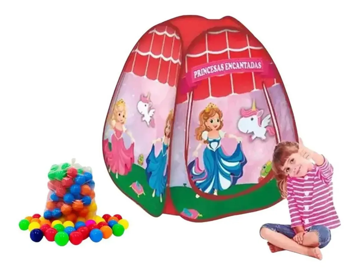 Barraca Infantil Princesas Encantadas Iglu com Bolinhas