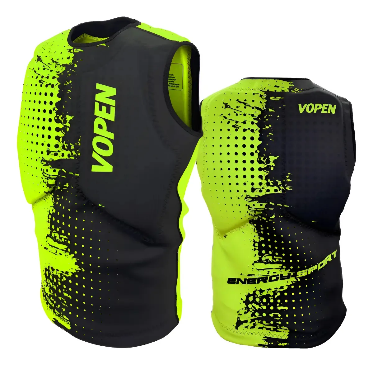 Colete Salva Vidas Flutuador Kite Kitesurf Windsurf Wake Cor Verde Tamanho G