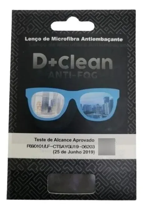Lenços Flanelas Antiembaçante D+clean Anti-fog