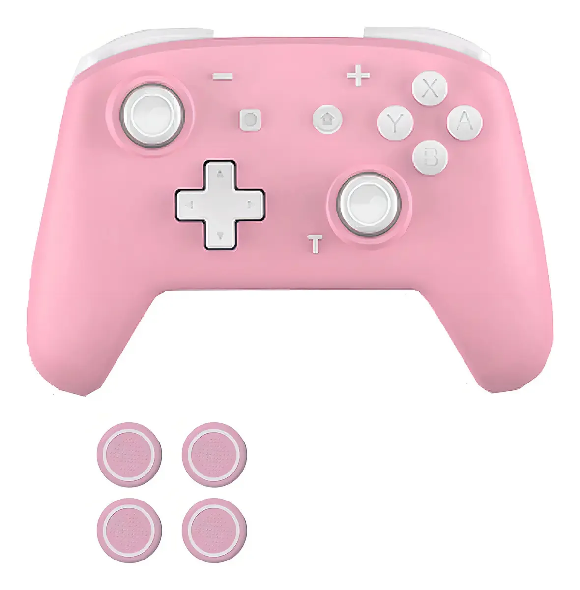 Kit5:linyuvo Ks06 Controles Sem Fio Para Nintendo Switch Cor Rosa