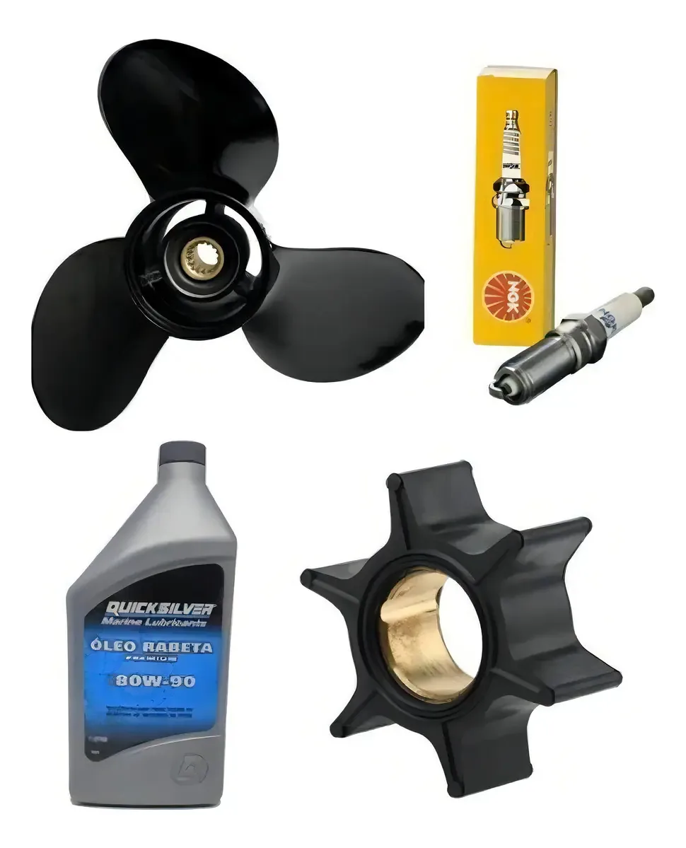 Kit De Revisão/manutenção Motor De Popa Yamaha 15 Hp Dm