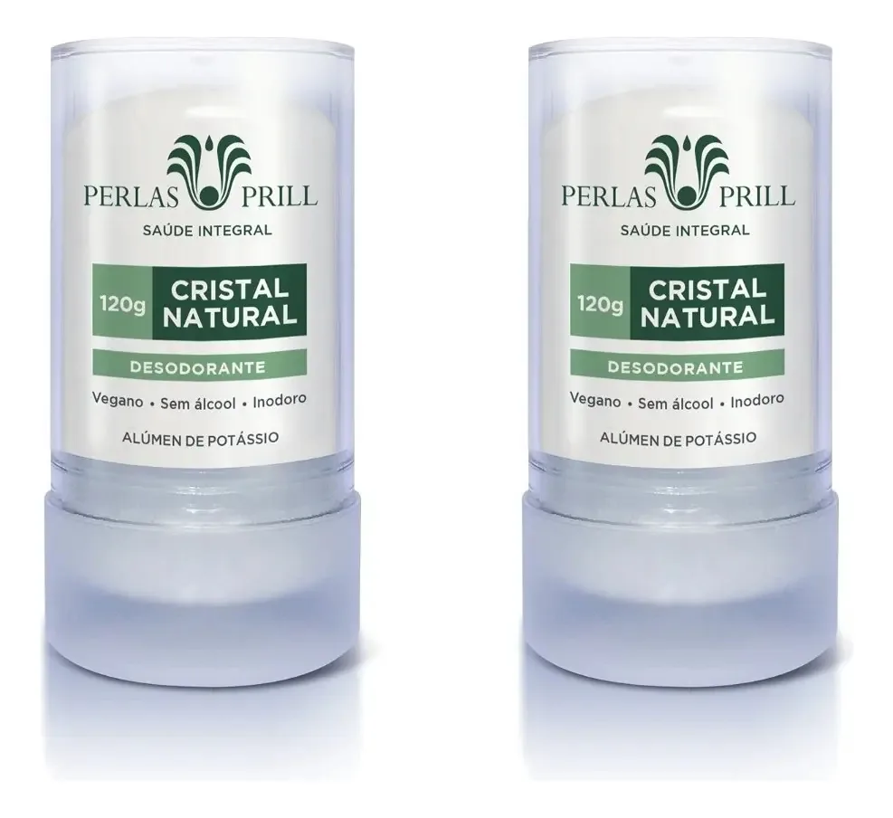 Kit 2 Desodorantes Cristal Natural - 120g