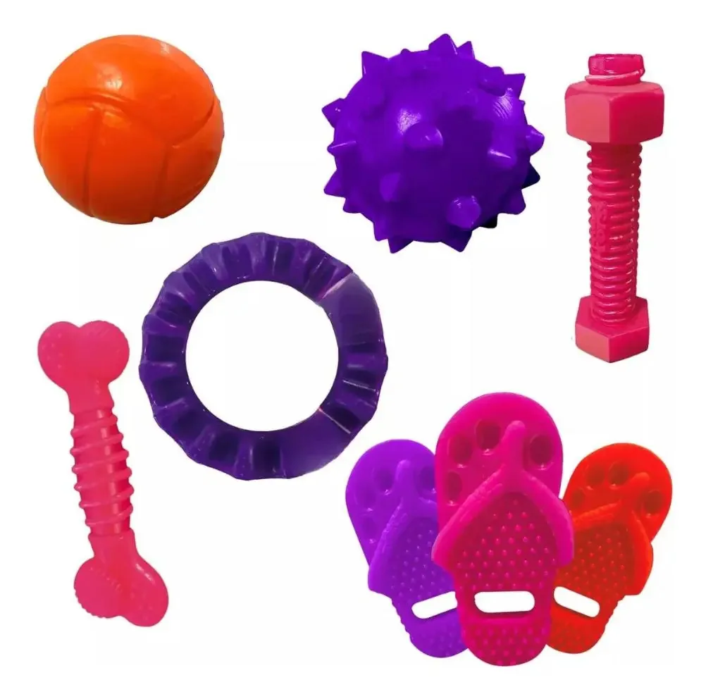 Brinquedos Para Cachorros Pet Kit 5und Últimas Peças Pequeno