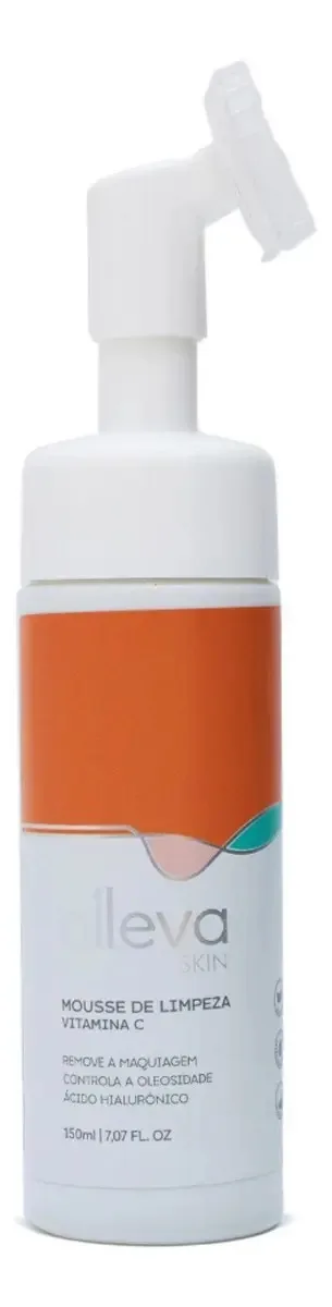 Mousse De Limpeza Facial Micelar 150ml Alleva - Vitamina C