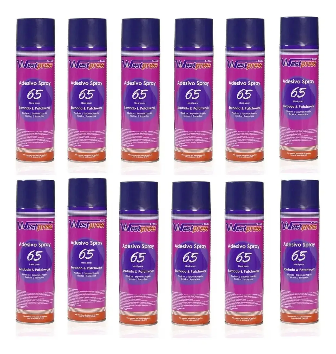 Cola Spray Westpress Cola spray 12 unidade - Azul-escuro