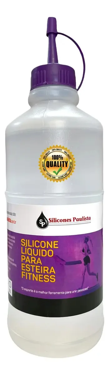 Lubrificante Silicone Paulista Esteira Modelo Fitness 1L com Bico