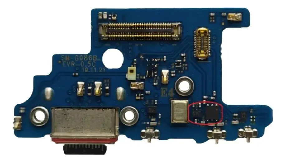 Placa Conector De Carga Compatível Galaxy S20 Plus 5g