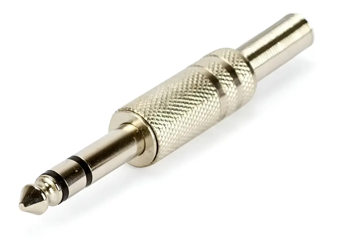 Kit com 10 Plugs P10 Estéreo de Metal da Benvenuto Audio e Vídeo
