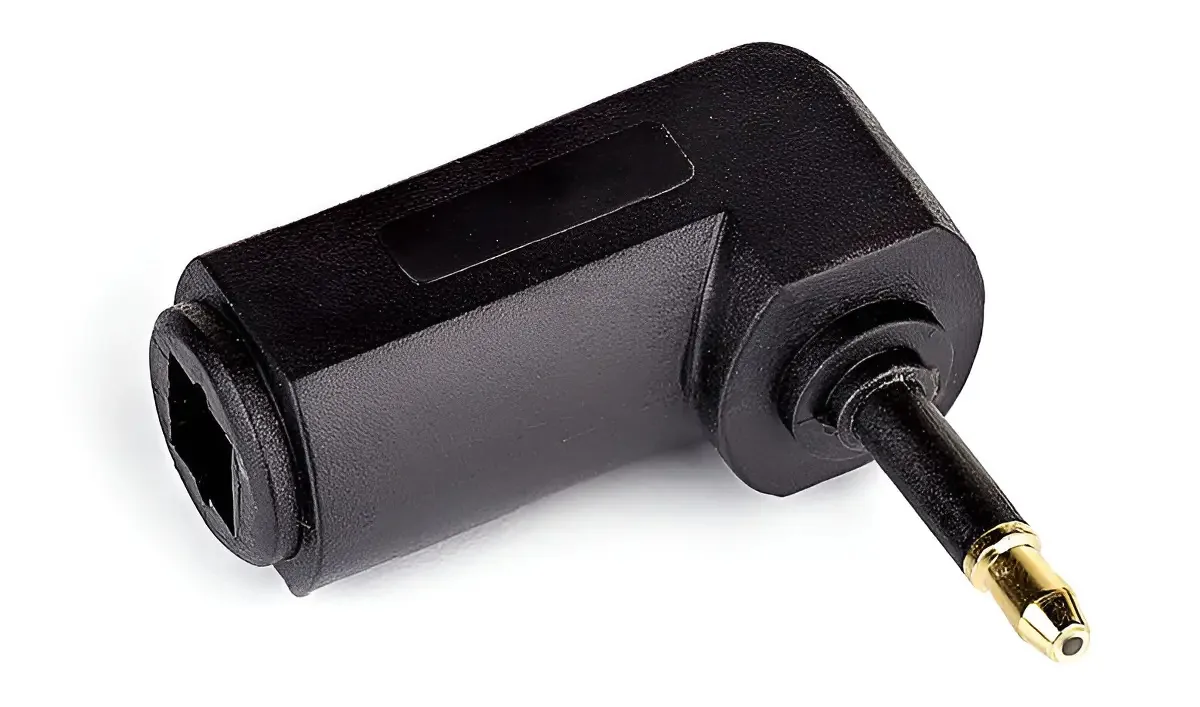 Adaptador Óptico TosLink 90 Graus Benvenuto Áudio e Vídeo