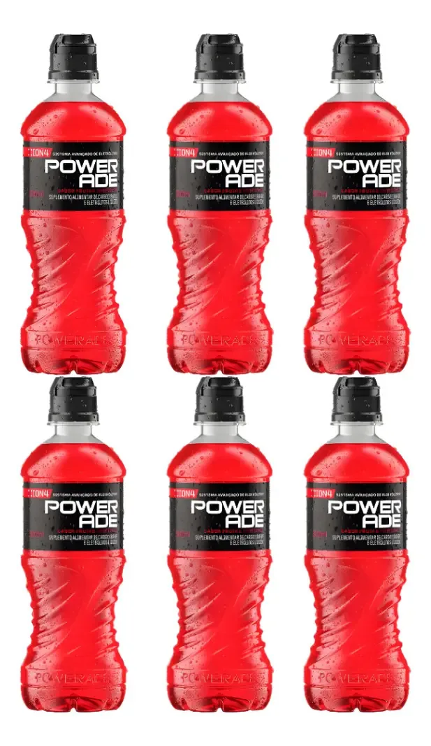 Isotônico Powerade Frutas Tropicais 500ml -kit Com 6 Und
