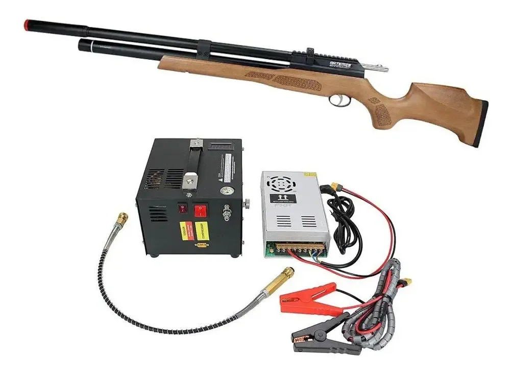 Carabina Pcp M25w Thunder 5.5+compressor Compact Fxr Marrom 5.5 Mm