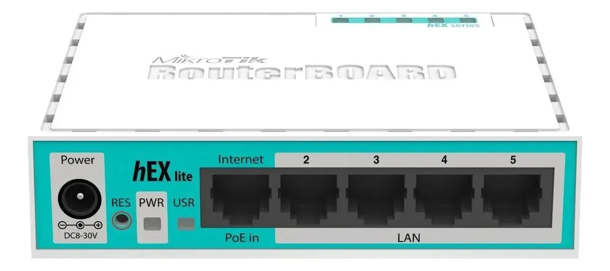 Roteador MikroTik RB750Gr3 hEX 5 Portas Gigabit VPN Firewall