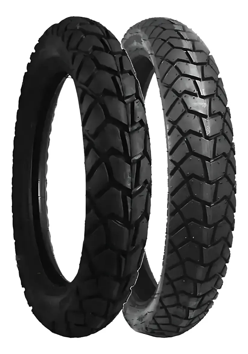Pneus Maggion Viper 120-80-18 e 90-90-21 a Moto XTZ 125
