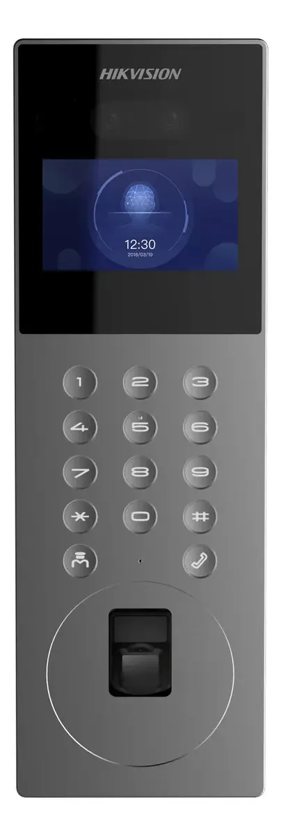 Interfone Com Vídeo Hikvision Kd9203 Reconhecimento Facial