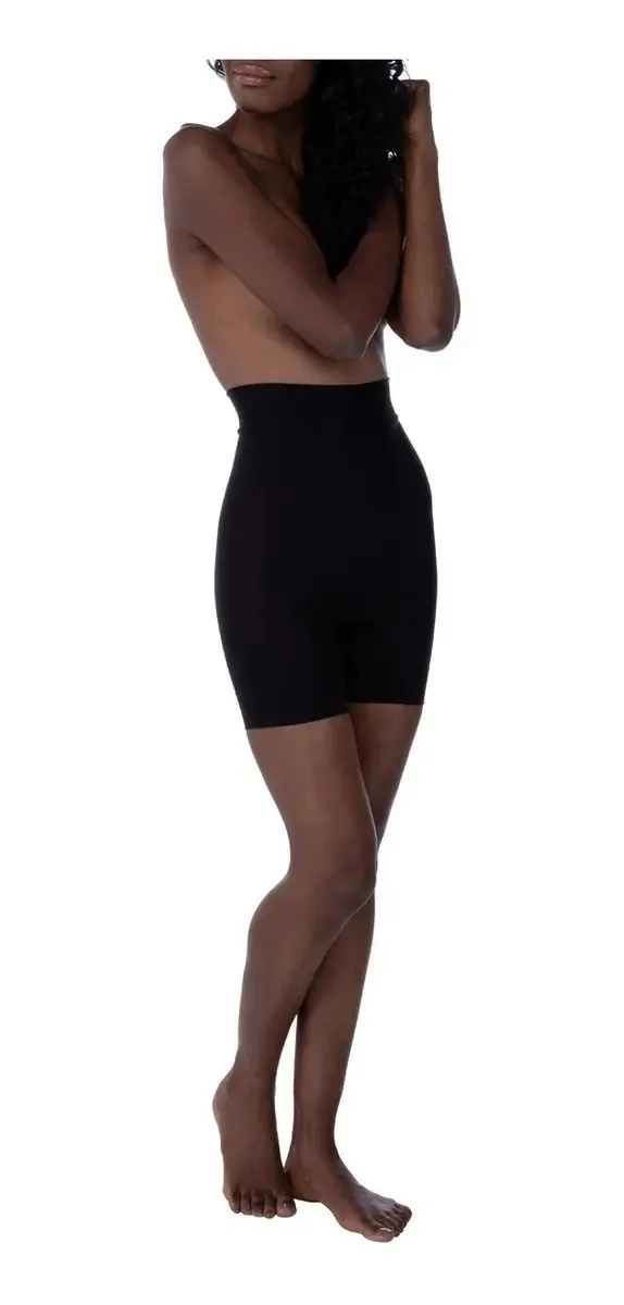 Shorts Plié Clássic Shape E Shine Preto 61122 Cor Black Tamanho M