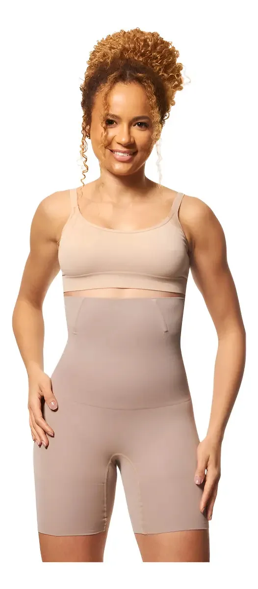 Short Modelador Control Skin Blush Plié Tamanho GG