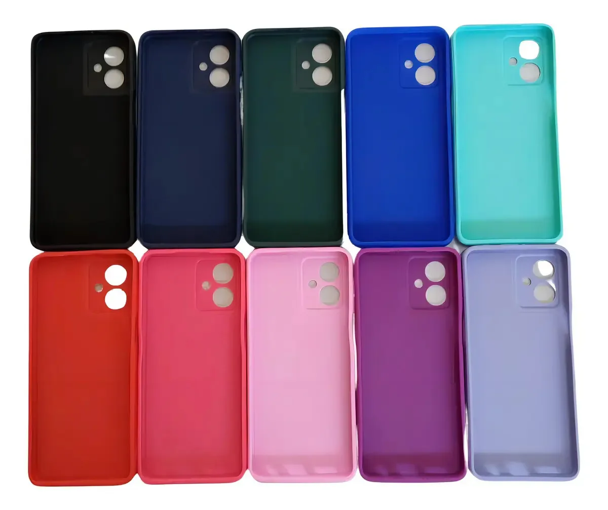 Capa Aveludada Moto G54 - Azul Claro