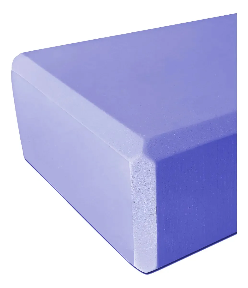 Bloco De Pilates MBFit / Yoga - 100% Eva De Alta Densidade - Cores Cor Azul