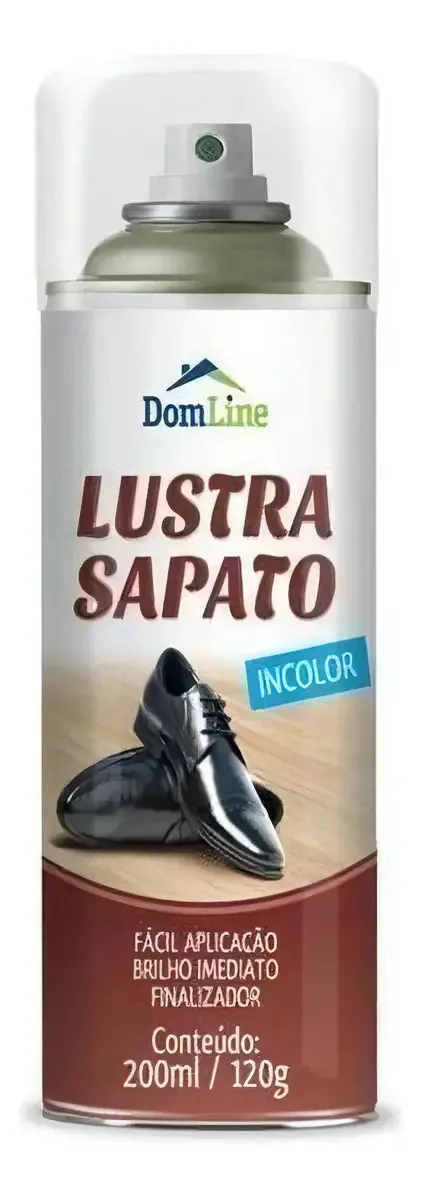 Spray Lustra E Brilho Sapato Calçados Limpa Protege 200ml
