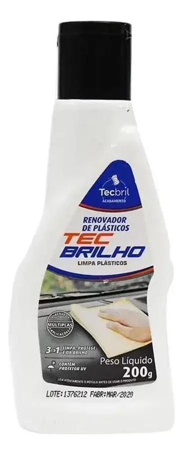 Renovador De Plásticos Internos Tecbril 200g Protege Brilho