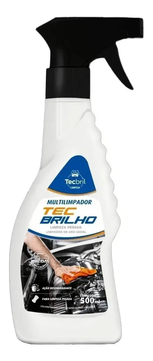 Carnauba Blend Spray Tecbril Multilimpador Limpeza Pesada