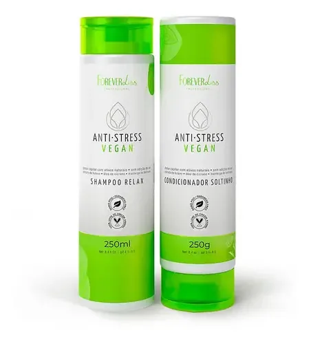 Kit Shampoo + Condicionador Anti Stress Forever Liss 250g