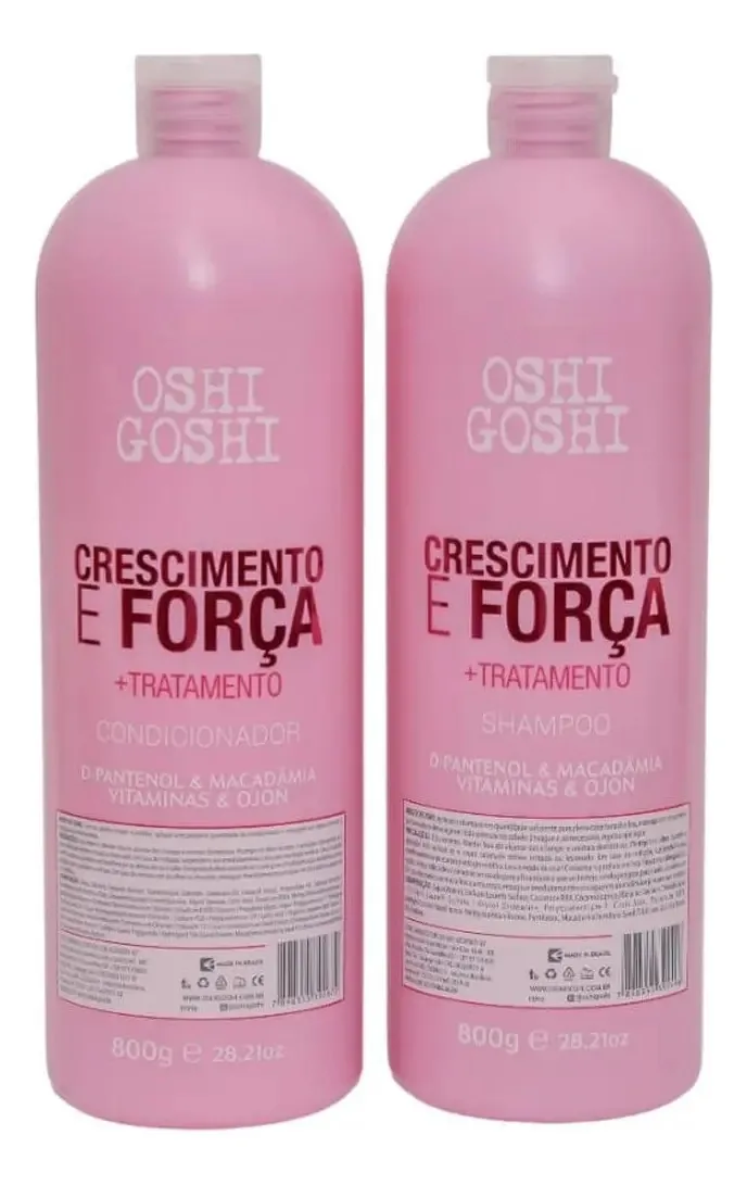 Shampoo E Condicionador Crescimento E Força Oshi Goshi