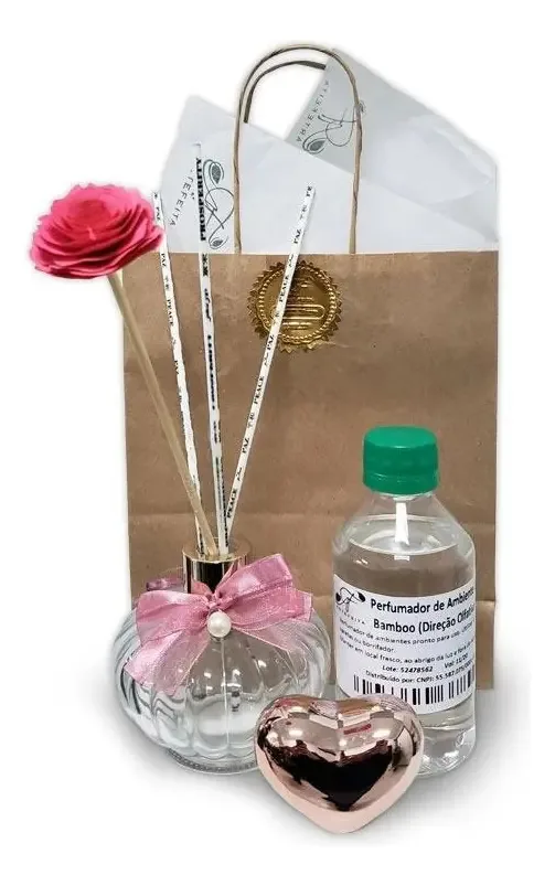 Aromatizante Artefeita Difusor líquido bambu