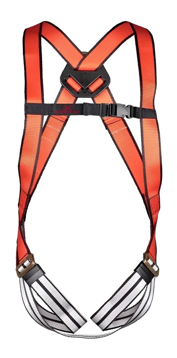 Cinto De Seguranca Protecao Queda Paraquedista Steelflex 1 Ponto De Ancoragem Cor Vermelho