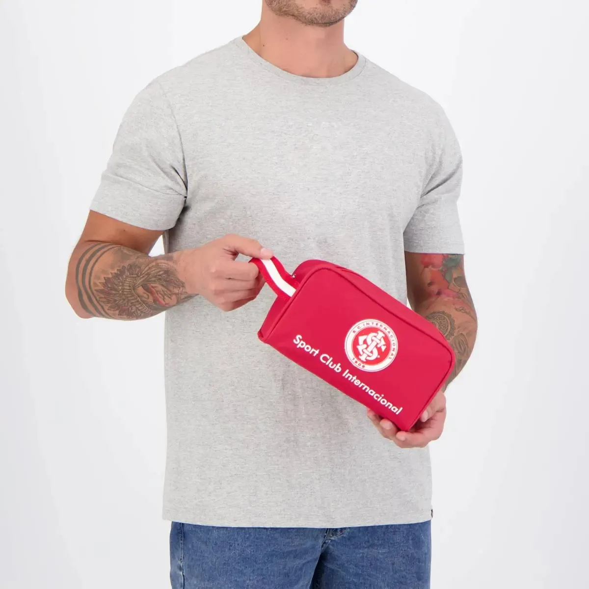 Necessaire Internacional Vermelha Vermelho