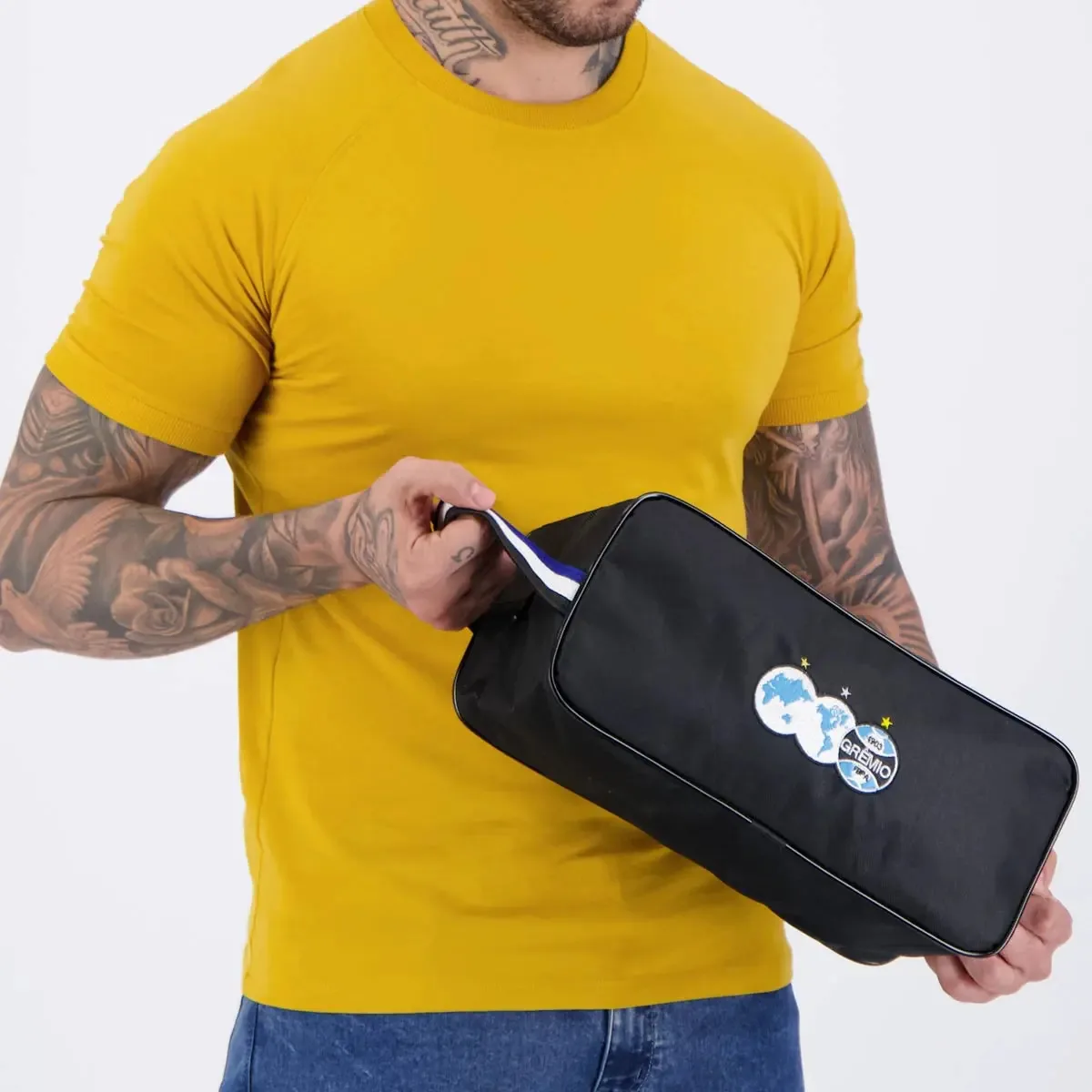 Porta-chuteira Grêmio Preta