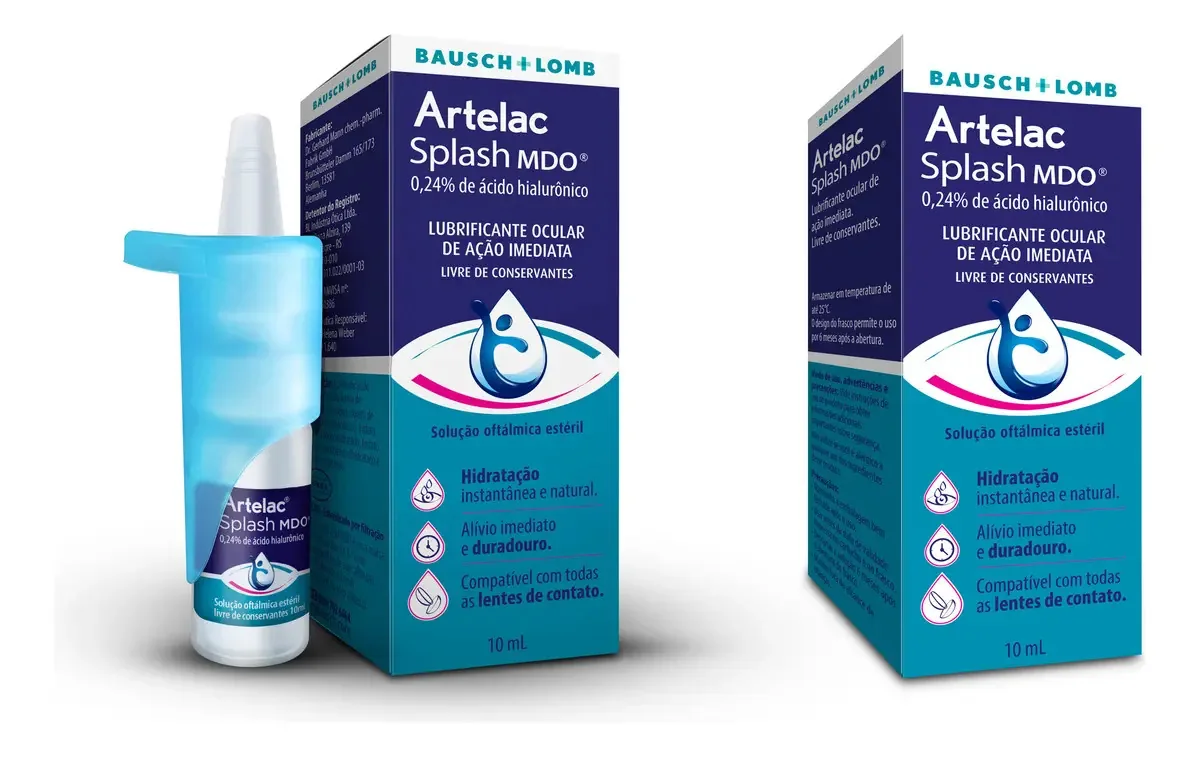 Colírio Artelac Splash 10ml 2+2