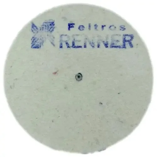 Disco de Feltro Polimento 100x10mm Renner Para Esmerilhadeira