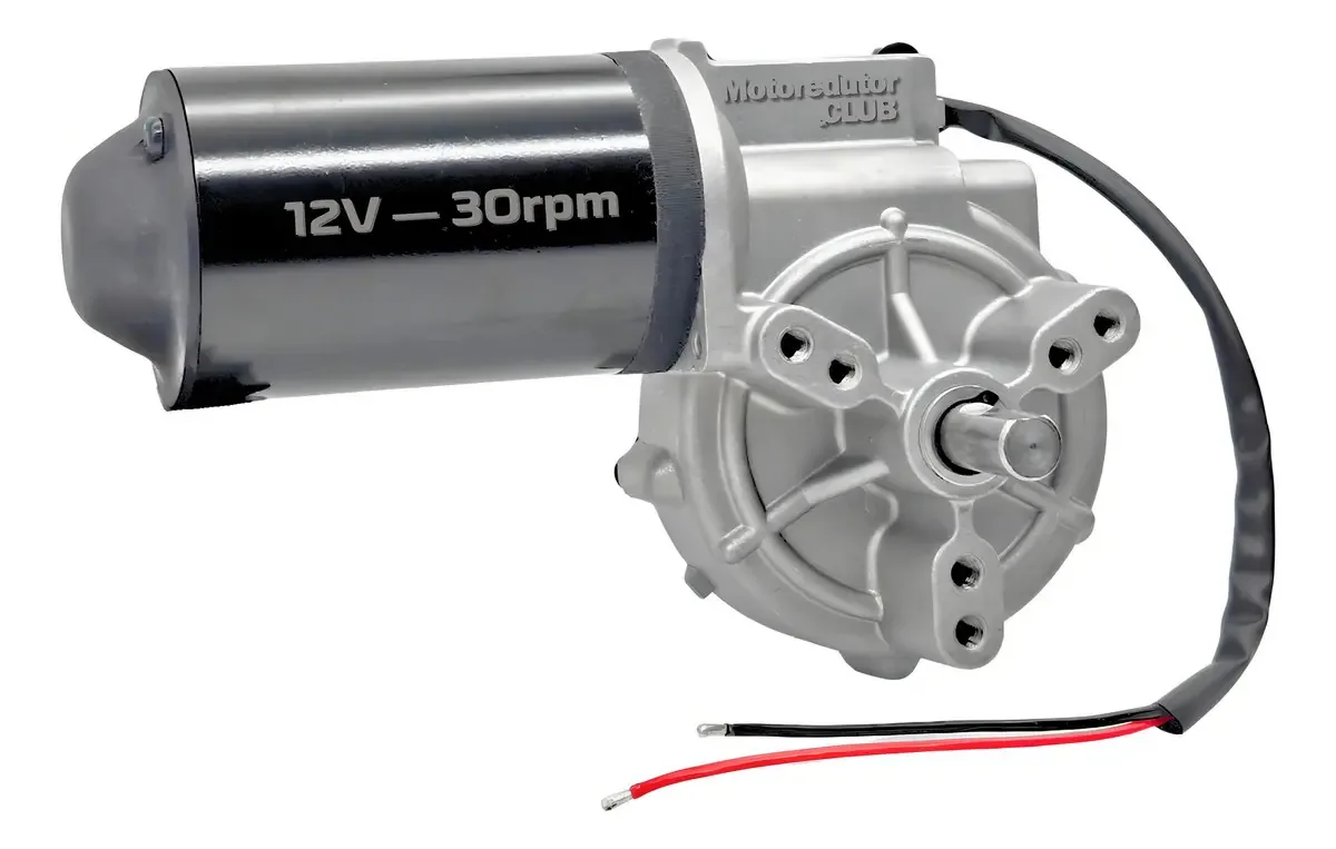 Motor Motoredutor Dc 30rpm Com Redução