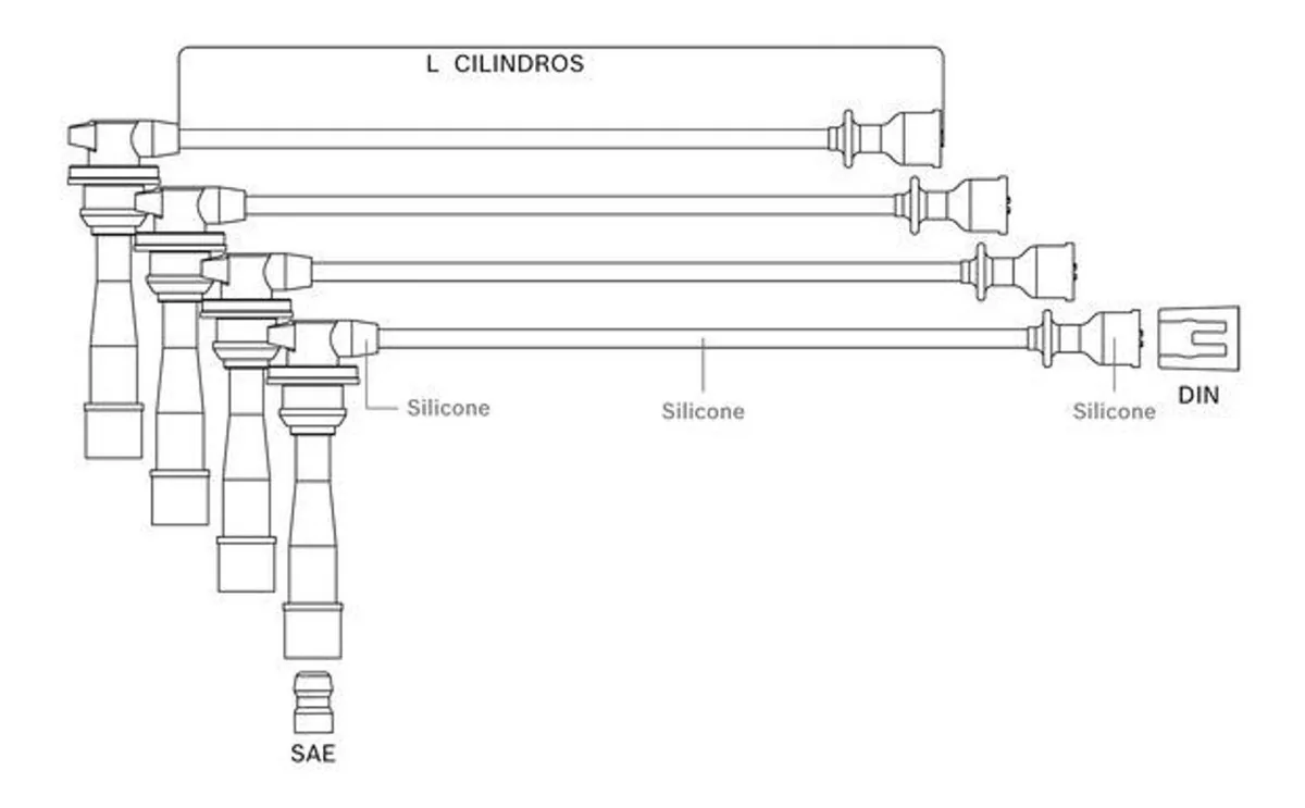 Cabo Ignicao Power Spark F00099c112-ht8