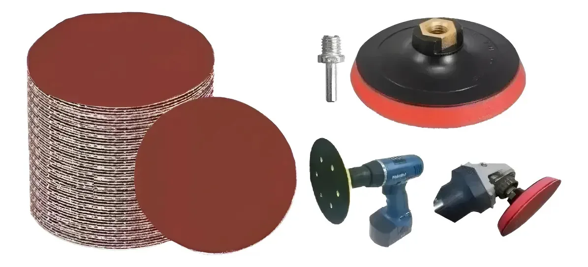 Suporte Para Esmerilhadeira Furadeira + 50 Disco Lixa S/furo