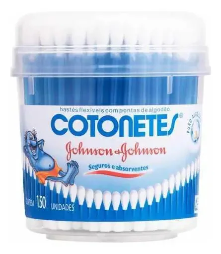 Kit Com 03 - Hastes Flexíveis Cotonetes - 150 Unidades Cada